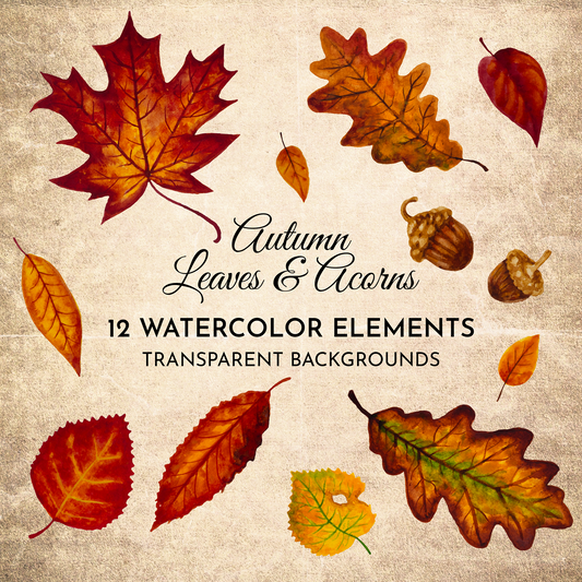 Autumn Medley - Seamless Pattern & Design Kit - Digital Download